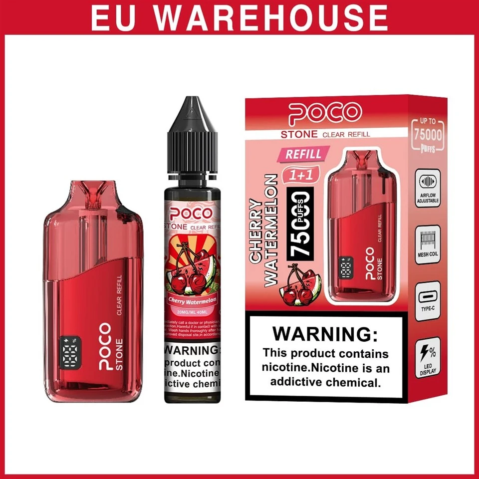 Poco Stone 75000 Puffs Refillable Disposable Vape Wholesale Vape Rechargeable Vape price